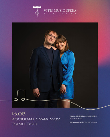 Koncert  16.08.2025 - Kociuban / Maximov Piano Duo